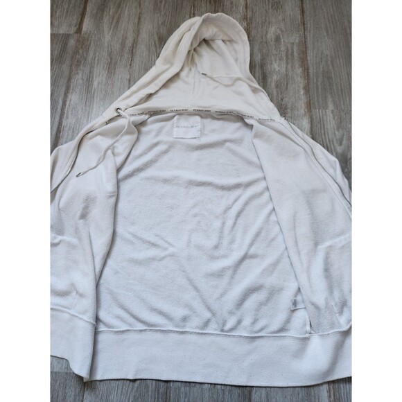 Victoria's Secret Sequin Wings White Zip Up Hoodie Supermodel Essentials White L - Picture 6 of 14